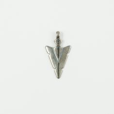 Metal Arrow Black Nickel 2.8x1.5cm