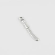 Metal Knife Silver 2.5x0.6cm