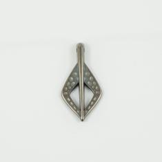 Metal Spear Black Nickel 4x2cm