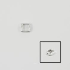 Passed Square Silver 8x8mm