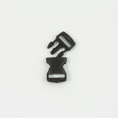 Plastic Clip Black 3x1.7cm