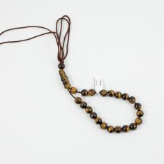 Χάντρες Μάτι της Τίγρης 10mm (23τμχ)