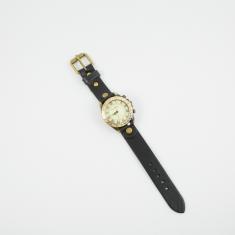 Watch Latin Characters Black Strap