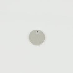 Μεταλλικό Κρεμαστό Μοτίφ Ασημί 1.3cm