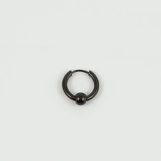 Steel Hoop Marble Black 1.7cm