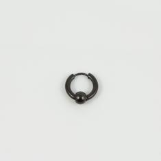 Steel Hoop Marble Black 1.5cm