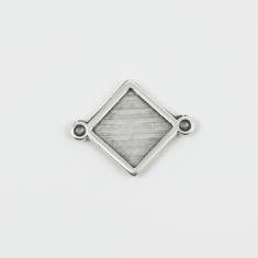 Ρόμβος για Υγρό Γυαλί Ασημί 2.7x2.2cm