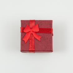 Κουτί Δώρου Μπορντό 4x2.5cm