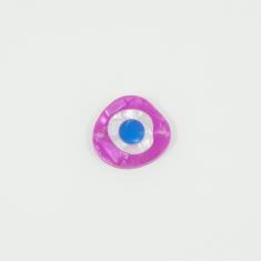 Eye Plexiglass Purple 2.2x2.1cm