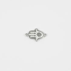 Μεταλλικό Χέρι Ασημί 2.4x1.5cm