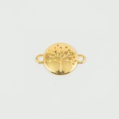 Δέντρο της Ζωής Χρυσό 2.4x1.6cm