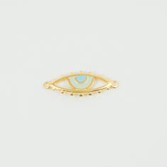 Eye Gold Enamel Seafoam-Light Blue
