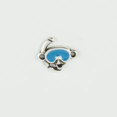 Μάσκα Θαλάσσης Μπλε Σμάλτο 1.7x1.6cm