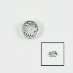 Metal Indian Silver 1.7cm