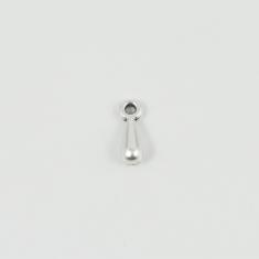 Μεταλλικό Μοτίφ Ασημί 11x3mm