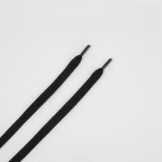 Shoe Laces Flat Black 120cm