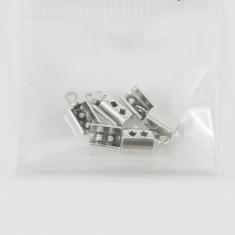Metal Connectors Silver 2.5mm