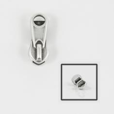 Metal Zipper Silver 2.2x0.9cm