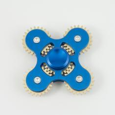 Fidget Spinner Gears Blue