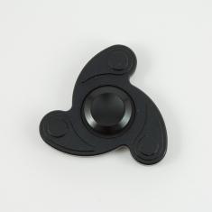 Fidget Spinner Μαύρο 6.1x6.1cm