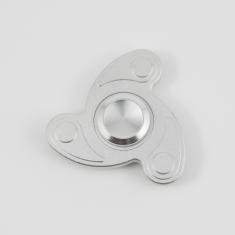 Fidget Spinner Silver 6.1x6.1cm
