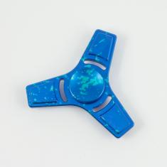 Fidget Spinner Έλικας Μπλε 6.7x6.7cm