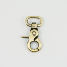 Κούμπωμα Γάτζος Μπρονζέ 5.7x2.5cm