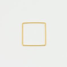 Square Outline Gold 2x2cm