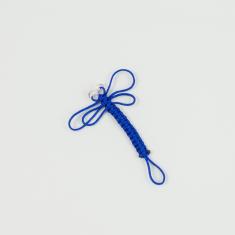 Knitted Dragonfly Blue 6.7x4.9cm