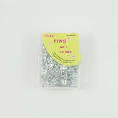 Safety Pins Silver 3.1x0.7cm
