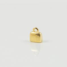 Μεταλλικός Ακροδέκτης Χρυσός 9x8mm
