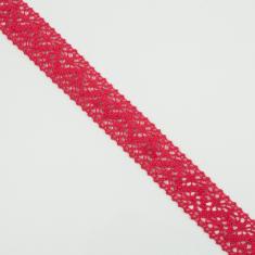 Knitted Ribbon Red 2.5cm