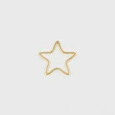 Star Outline Gold 2.1x2.1cm
