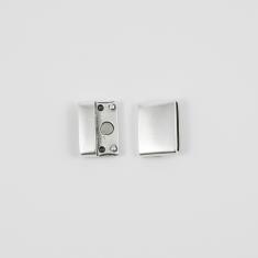 Magnetic Clasp Silver 2.2x2.2cm