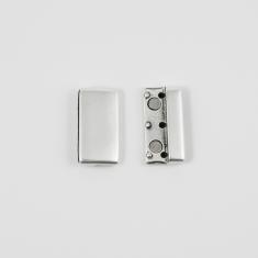 Magnetic Clasp Silver 3.2x2.2cm