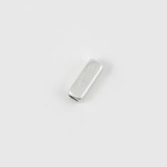 Tube Silver Square 8x3mm
