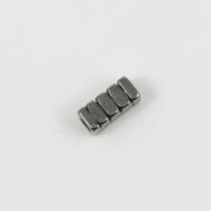 Rectangular Tube Black Nickel 9x4mm