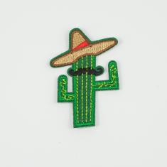 Iron-On Patch Cactus 7x4.3cm
