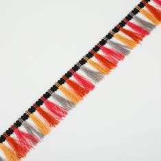Braid Tassels Multicolored 4cm
