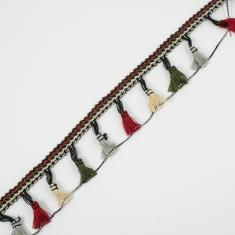 Braid Tassels Multicolored 4.5cm