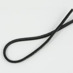 Leather Shoe Laces Black 120cm