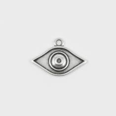 Metal Eye Silver 2.2x1.6cm
