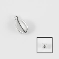 Item "3D" Silver 1.4x0.7cm