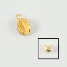 Item "3D" Gold 1.4x0.7cm