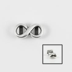 Metal Infinity Silver 1.6x0.8cm