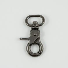 Clasp Hook Black Nickel 5.7x2.5cm