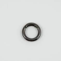 Κρίκος Στρογγυλός Black Nickel 2.3cm