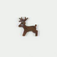 Reindeer Plexiglass Brown 2x1.9cm