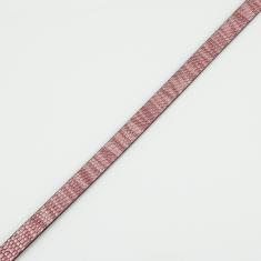 Flat Leather Pink 10mm
