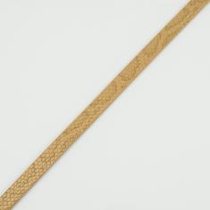 Flat Leather Beige 10mm